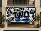 Skateboard 2nd Birthday Banner