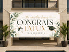 Graduation Banner, Personalized Grad Party Sign, Custom Name Backdrop