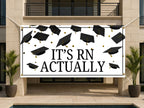 RN Graduation Banner, Nurse Grad Party Sign, Nursing School Backdrop