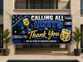 Custom Police Retirement Banner