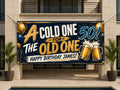 50th Old One Birthday Banner