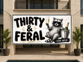 Raccoon 30th Birthday Banner