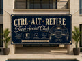 Tech Retirement Party Banner