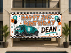 Garbage Truck 2nd Birthday Banner
