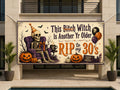 Funny 40th Birthday Halloween Banner