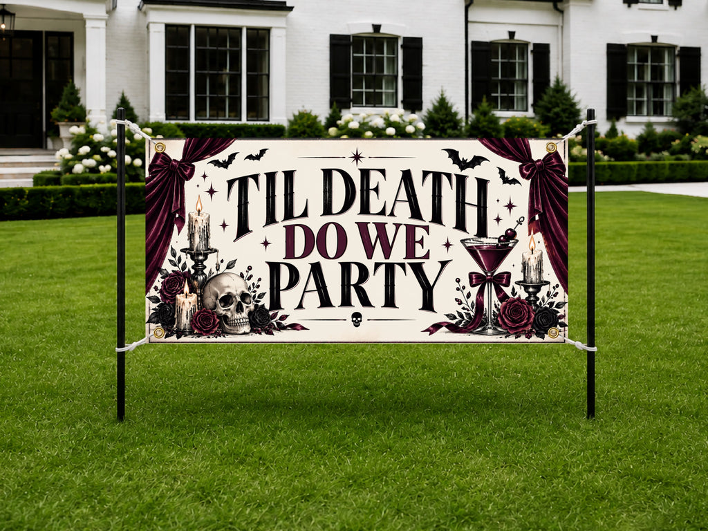 Halloween Gothic Party Banner