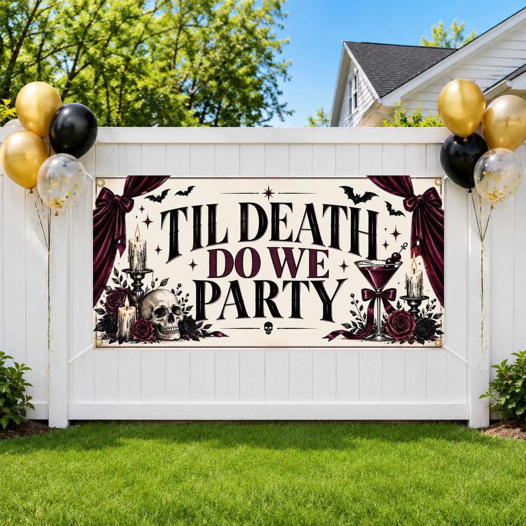 Halloween Gothic Party Banner