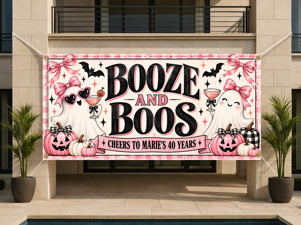 Ghost 40th Birthday Banner