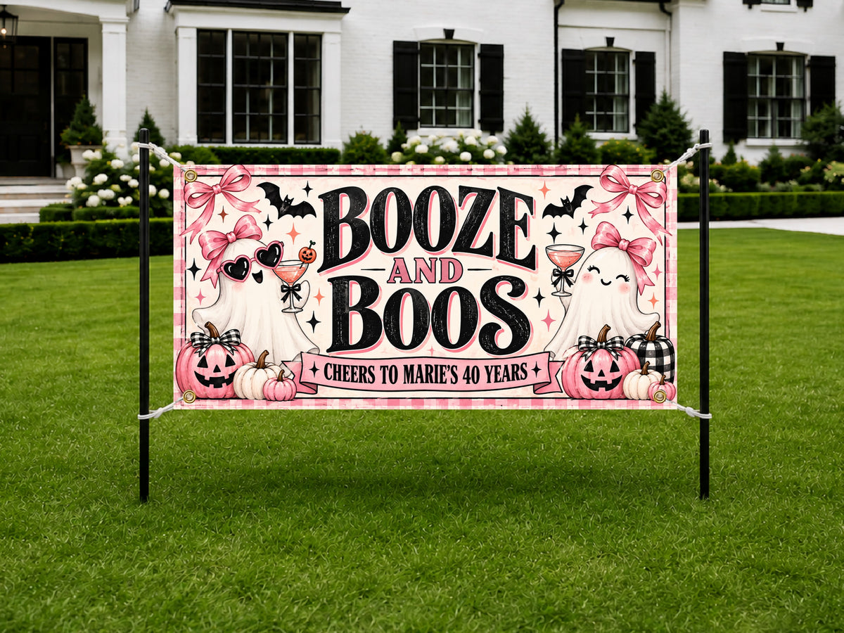 Ghost 40th Birthday Banner
