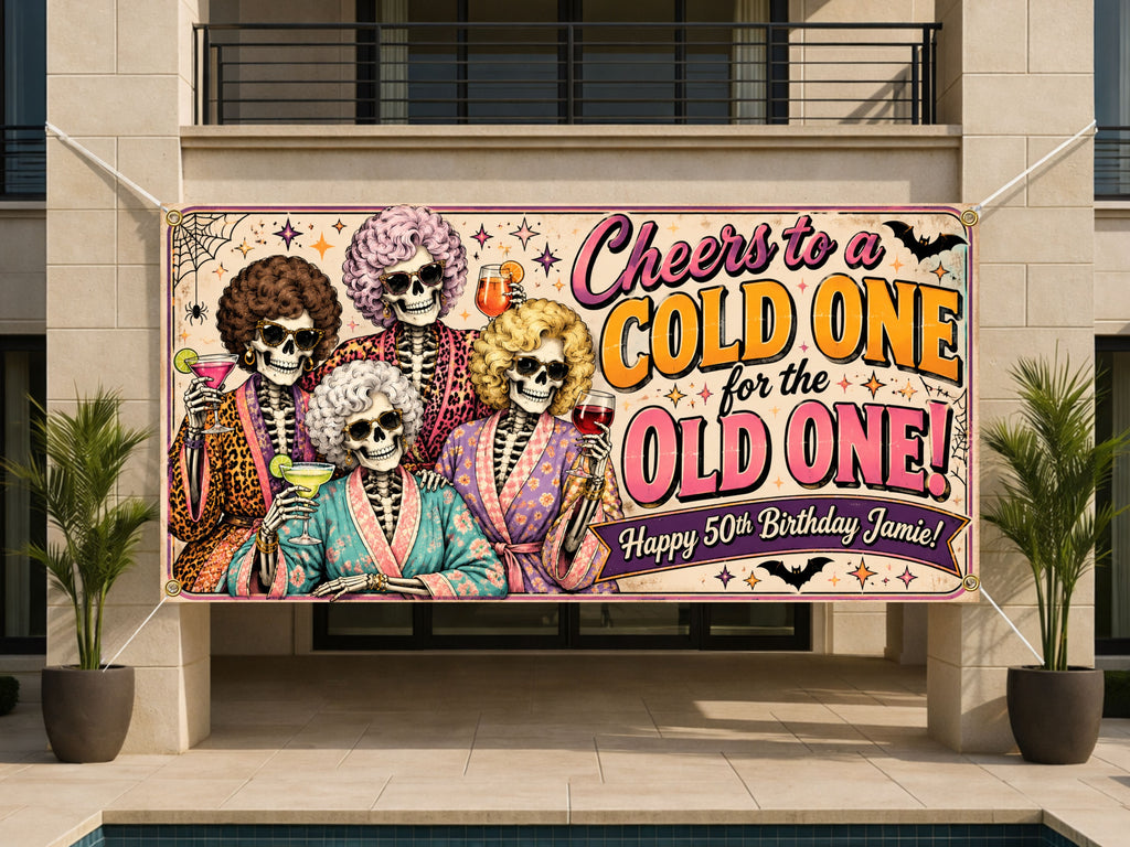 Cold One Skeleton Crew Banner