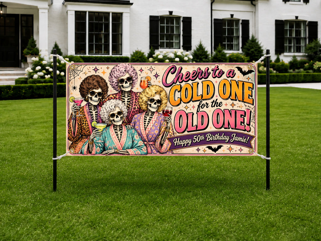 Cold One Skeleton Crew Banner