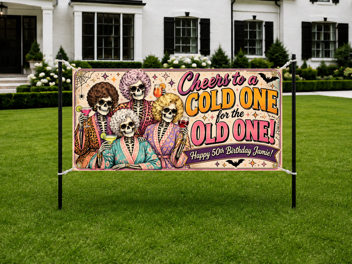 Cold One Skeleton Crew Banner