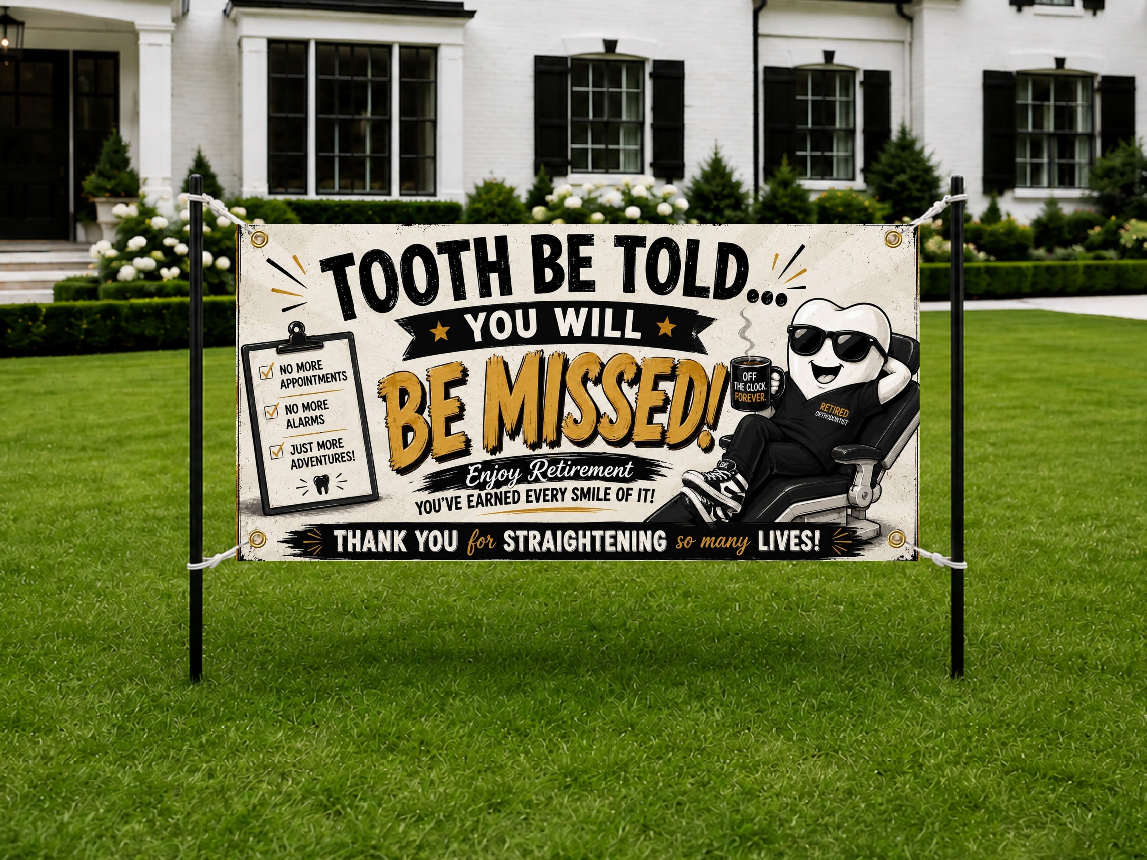 Orthodontist Retirement Banner