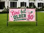 30th Birthday Banner, Martini Party Sign, Women Photo Back Drop