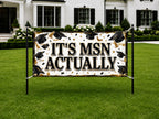 MSN Graduation Banner, Nurse Degree Party Sign, Photo Backdrop