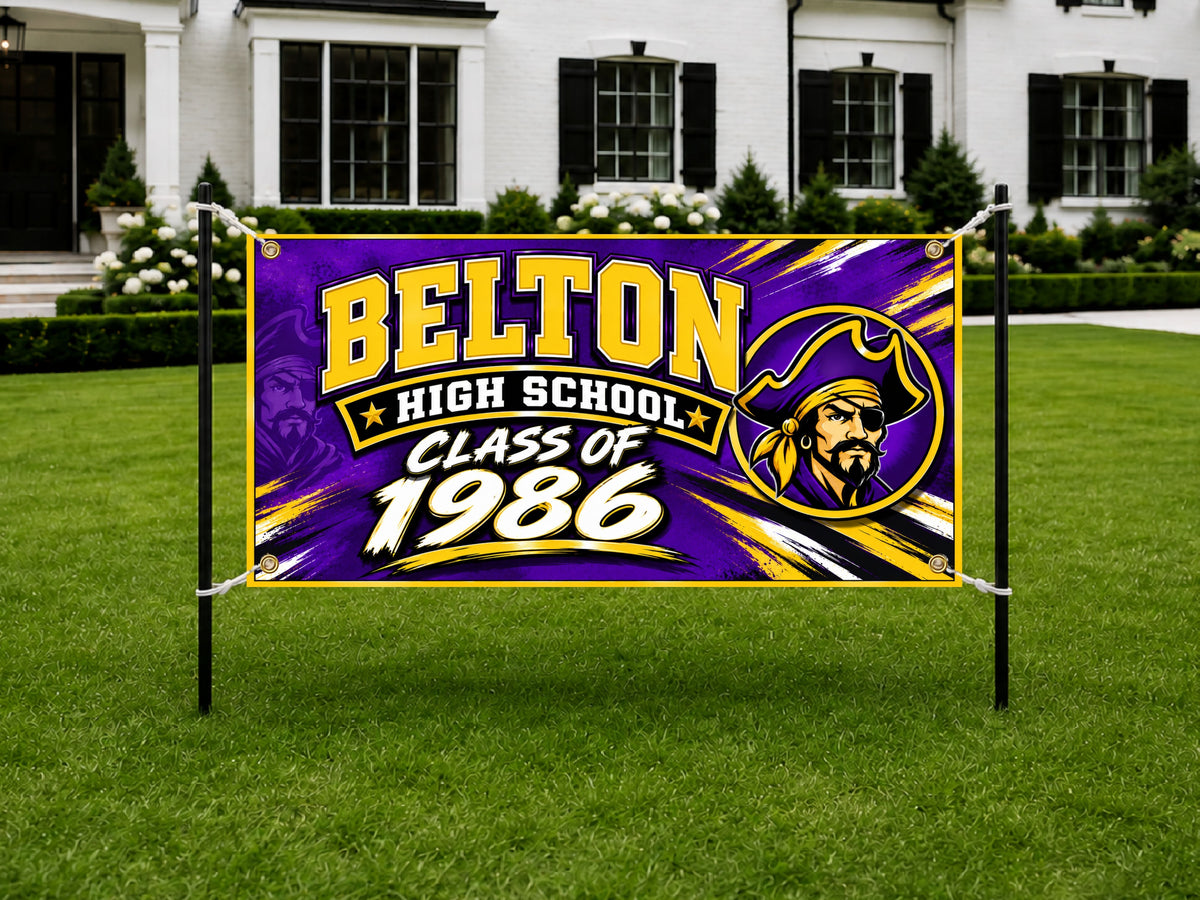 Purple Gold Reunion Banner