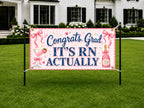 Nursing Graduation Banner, RN Grad Party Sign, Nurse Photo Backdrop