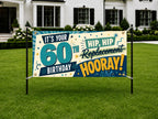 Funny 60th Birthday Banner, Hip Replacement Sign, Party Backdrop