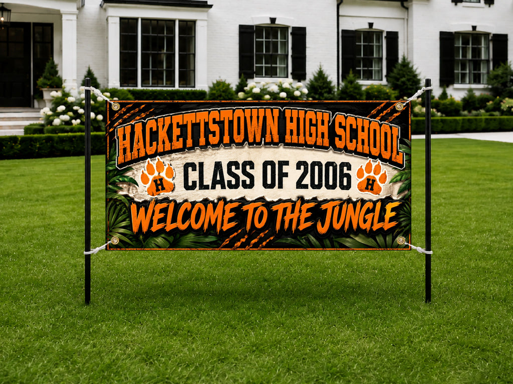 Custom Class Reunion Banner, Personalized Alumni Welcome Banner, Reunion Photo Backdrop