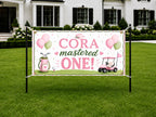 Golf 1st Birthday Banner