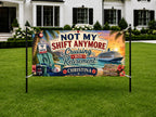Nurse Retirement Banner, Not My Shift Anymore Sign, Cruise Backdrop