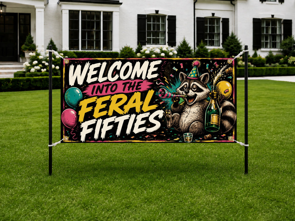 Feral Raccoon 50th Banner