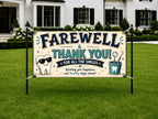 Farewell Smiles Retirement Banner