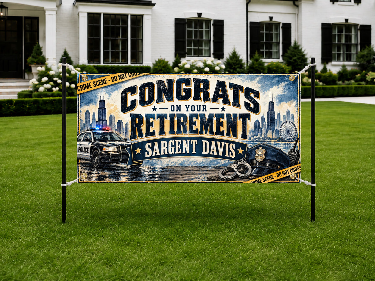 Crime Scene Retirement Banner