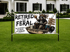 Funny Retirement Party Sign, Off Duty Forever Fishing Retirement, Sarcastic Coworker Farewell