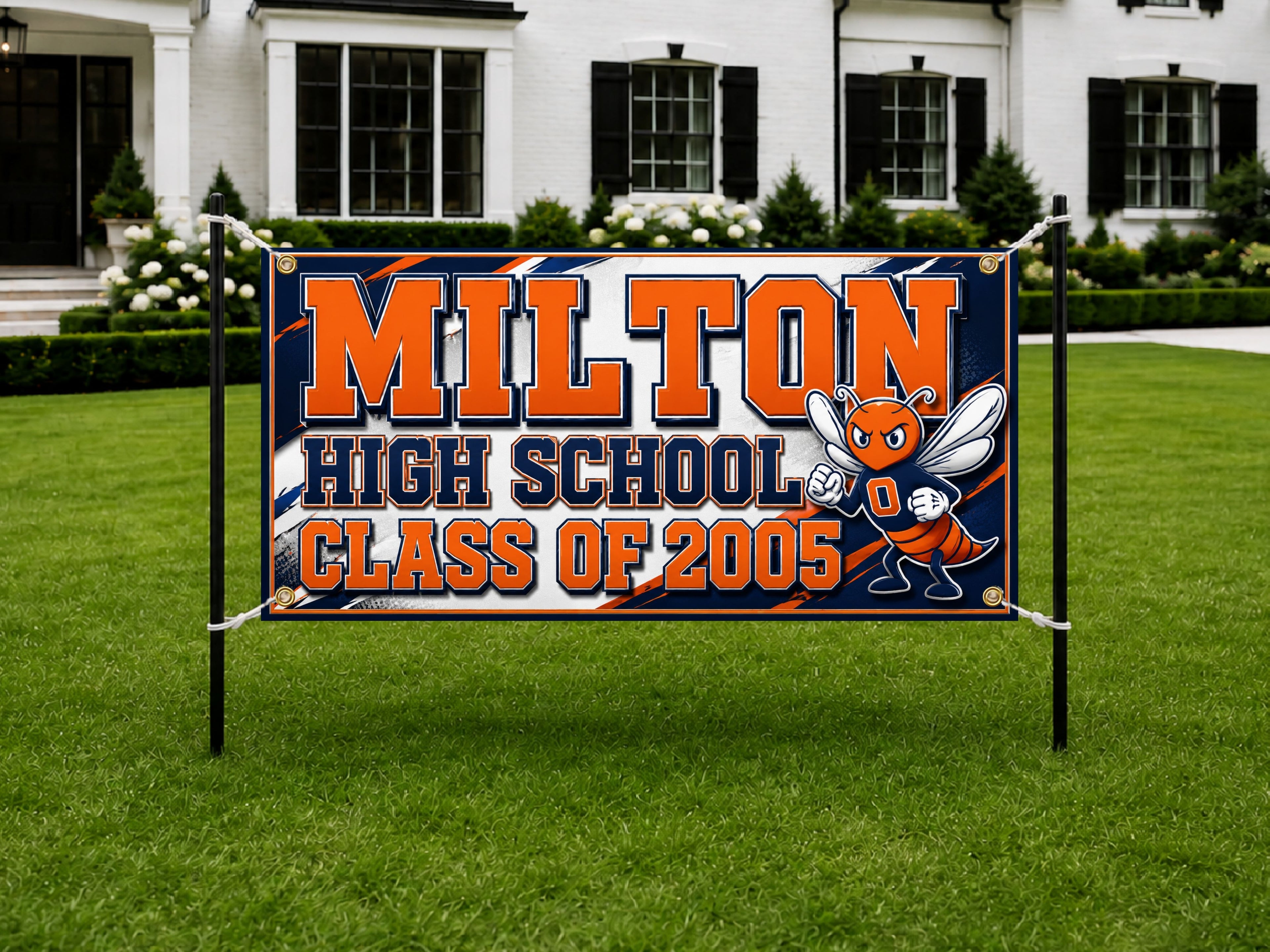 Hornet Reunion Banner, High School Reunion Sign, Alumni Photo Backdrop
