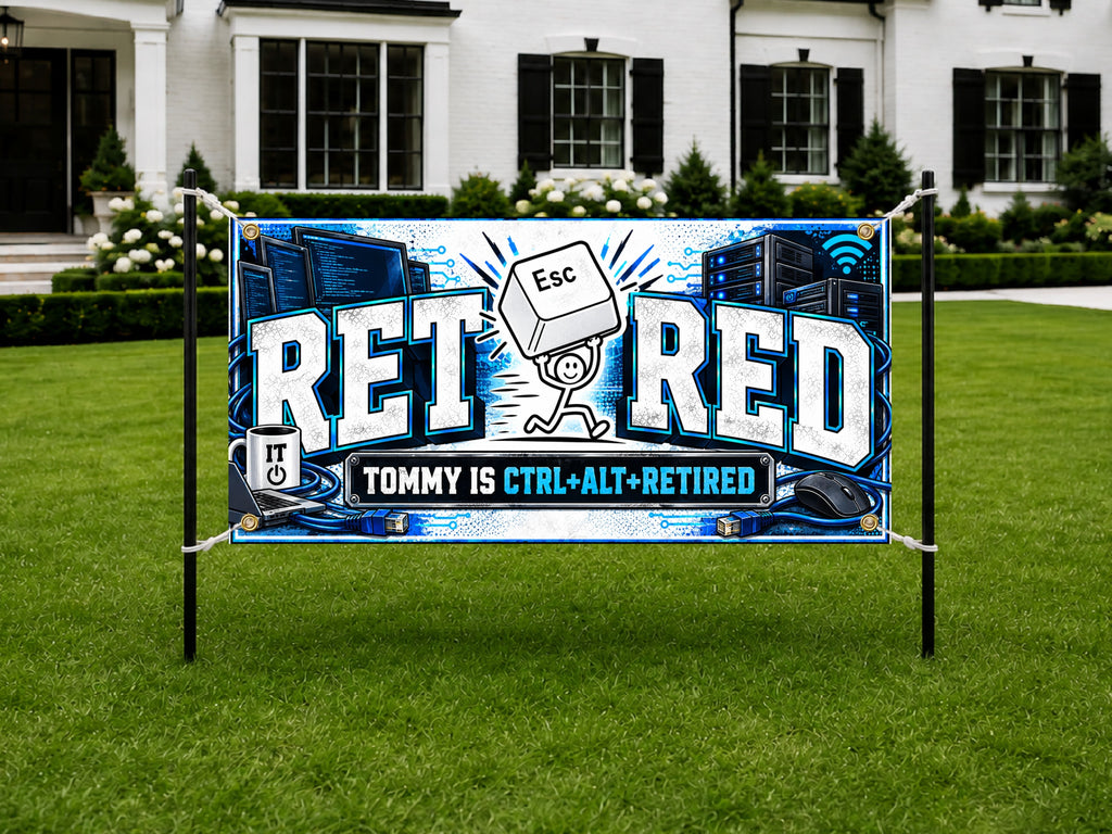 IT ESC Retirement Party Banner