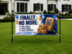 Funny Retirement Banner, Mail Carrier Retirement Sign, No More Deliveries Backdrop