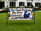 Retirement Party Banner, Final Package Delivered Sign, 2026 Backdrop