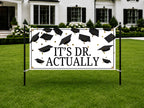 Doctor Graduation Banner, Dr Grad Party Sign, PhD Photo Backdrop