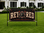 Firefighter Retirement Party Banner