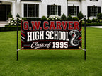 High School Reunion Banner, 30th Class Reunion Sign, Alumni Backdrop