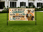 Ostrich 70th Birthday Banner