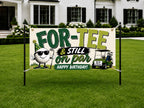 40th Birthday Banner, Golf Party Sign, Par Tee Photo Backdrop