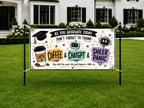 Funny Graduation Banner, Graduate Party Sign, Coffee ChatGPT Backdrop