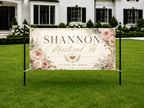 Masters Graduation Banner, Personalized Grad Party Sign Custom Name Backdrop