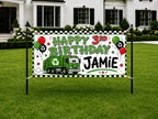 Garbage Truck 3rd Birthday Banner
