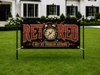 Funny Retirement Banner, Coworker Farewell Sign, Office Party Backdrop