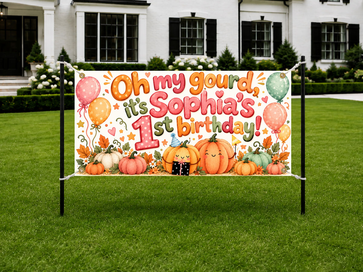 Oh My Gourd First Banner