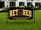 Delivery Driver Retirement Banner, Final Package Sign, Farewell Backdrop