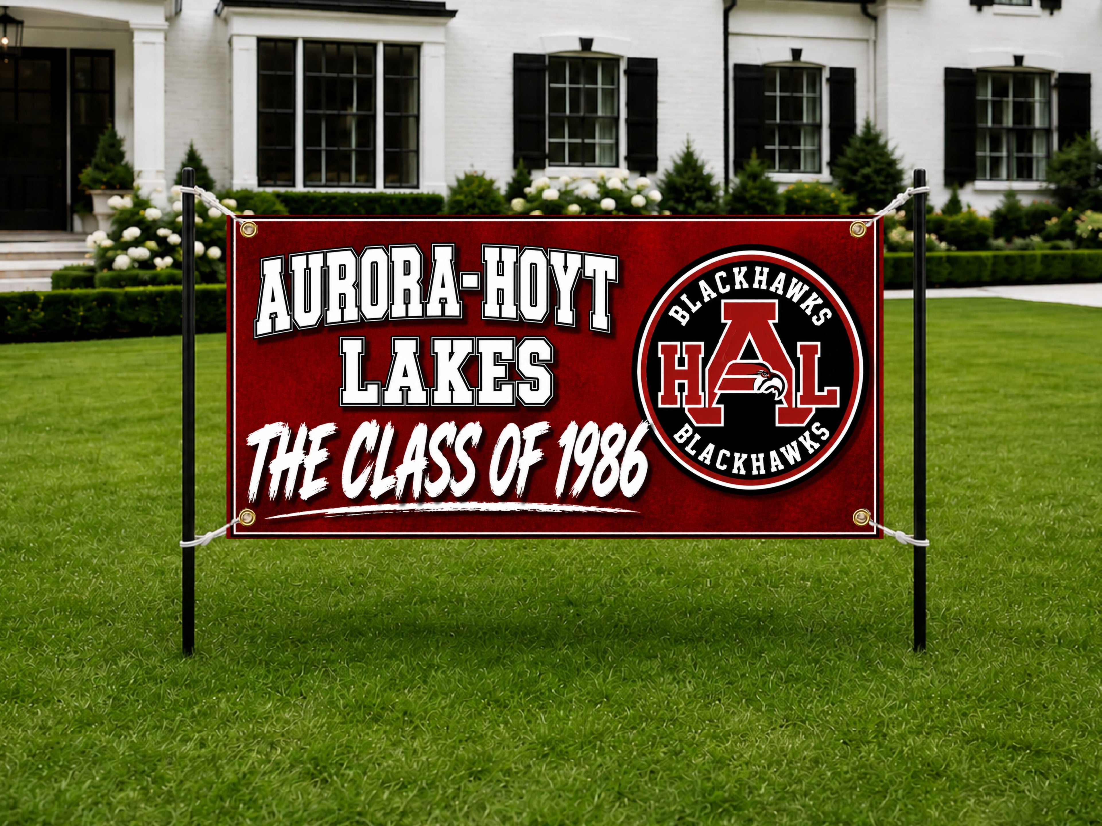 Custom Class Reunion Banner, Personalized Alumni Banner, Vintage Reunion Backdrop