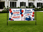 Funny Retirement Banner, Personalized Postal Retirement Sign, Mail Carrier