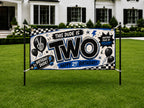 Skateboard 2nd Birthday Banner