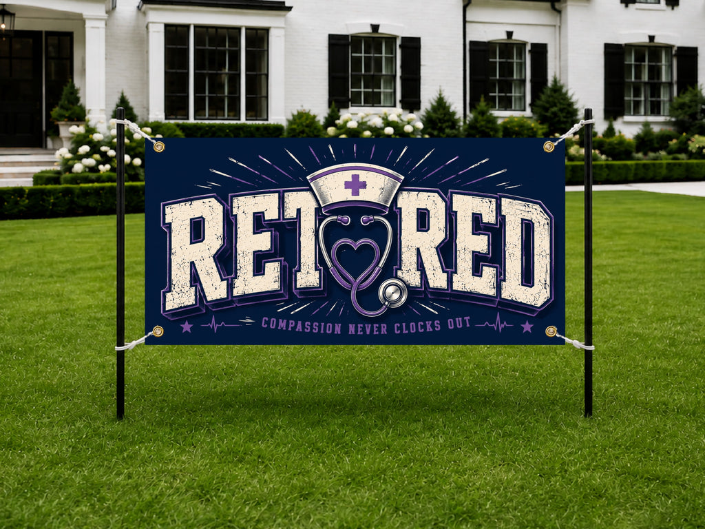 Nurse Retirement Party Banner