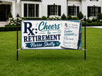 Nurse Retirement Banner, Prescription Party Sign, Farewell Backdrop