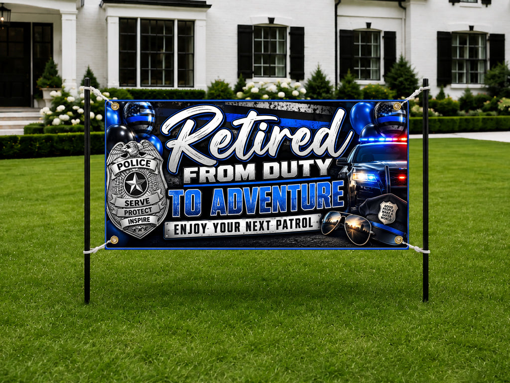 Retired Police Adventure Banner